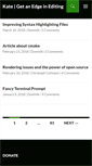 Mobile Screenshot of kate-editor.org